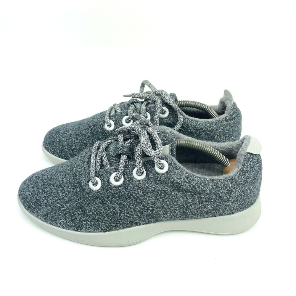 Allbirds Women's Wool Runners  Charcoal Gray Comfort Shoes Sz W 9 EU 39 Sneaker - Picture 3 of 7